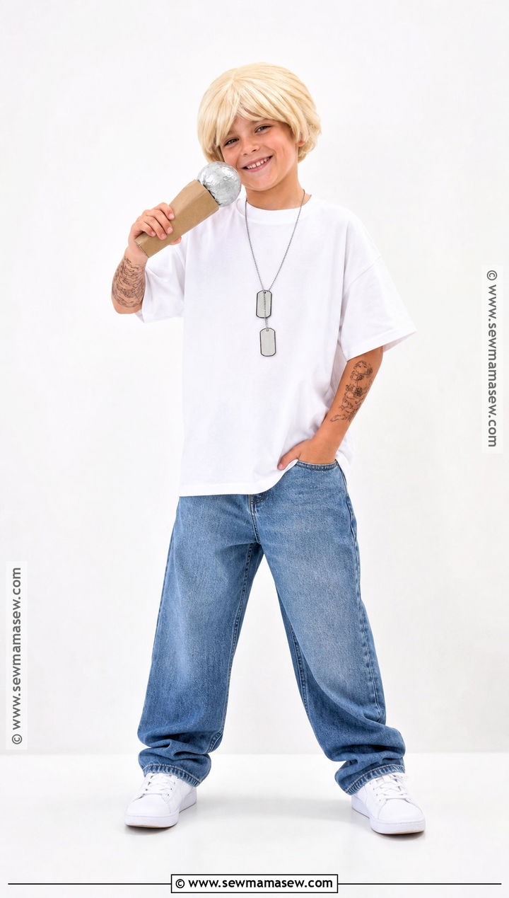 Kids Slim Shady Costume With White T Shirt - 35 slim shady costume ideas