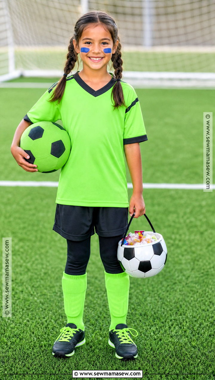 Kids Soccer Player Costume With Cleats - 35 kids halloween costume ideas