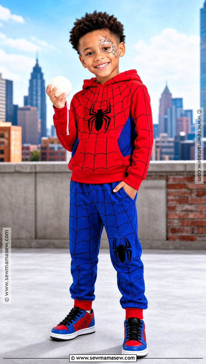 Kids Spider Man Costume With Red Hoodie - 35 kids costume ideas