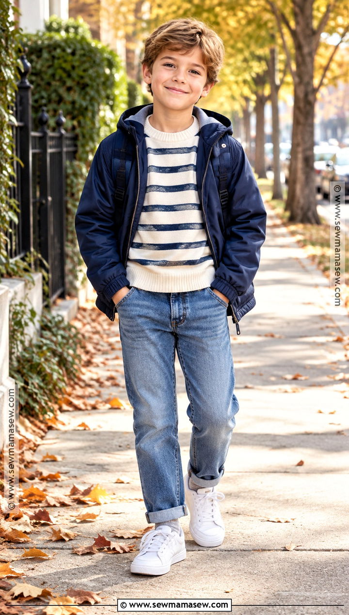 Kids Sweater And Jeans Outfit - 15 kids fall clothes