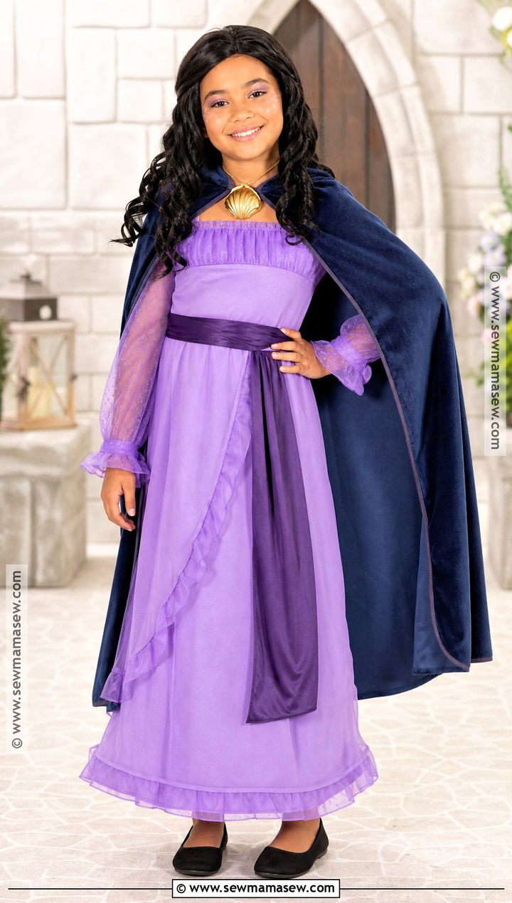 Kids Vanessa Costume With Purple Princess Dress - 30 Vanessa Little Mermaid Costume Ideas