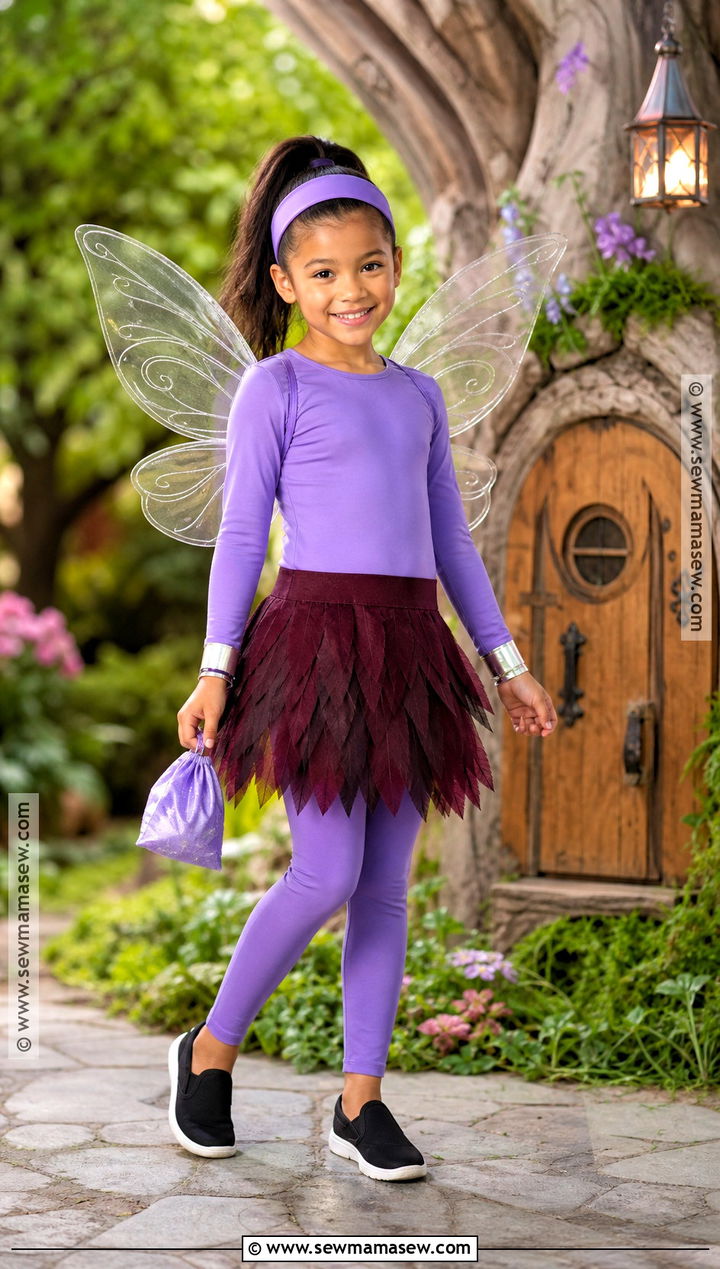 Kids Vidia Costume With Purple Leggings - 30 vidia tinkerbell costume ideas
