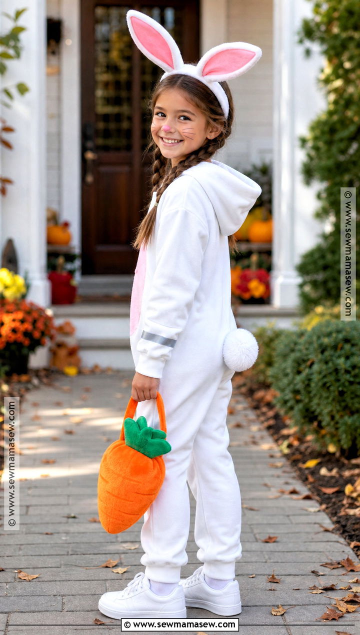 Kids White Bunny Costume - 30 white bunny halloween costumes