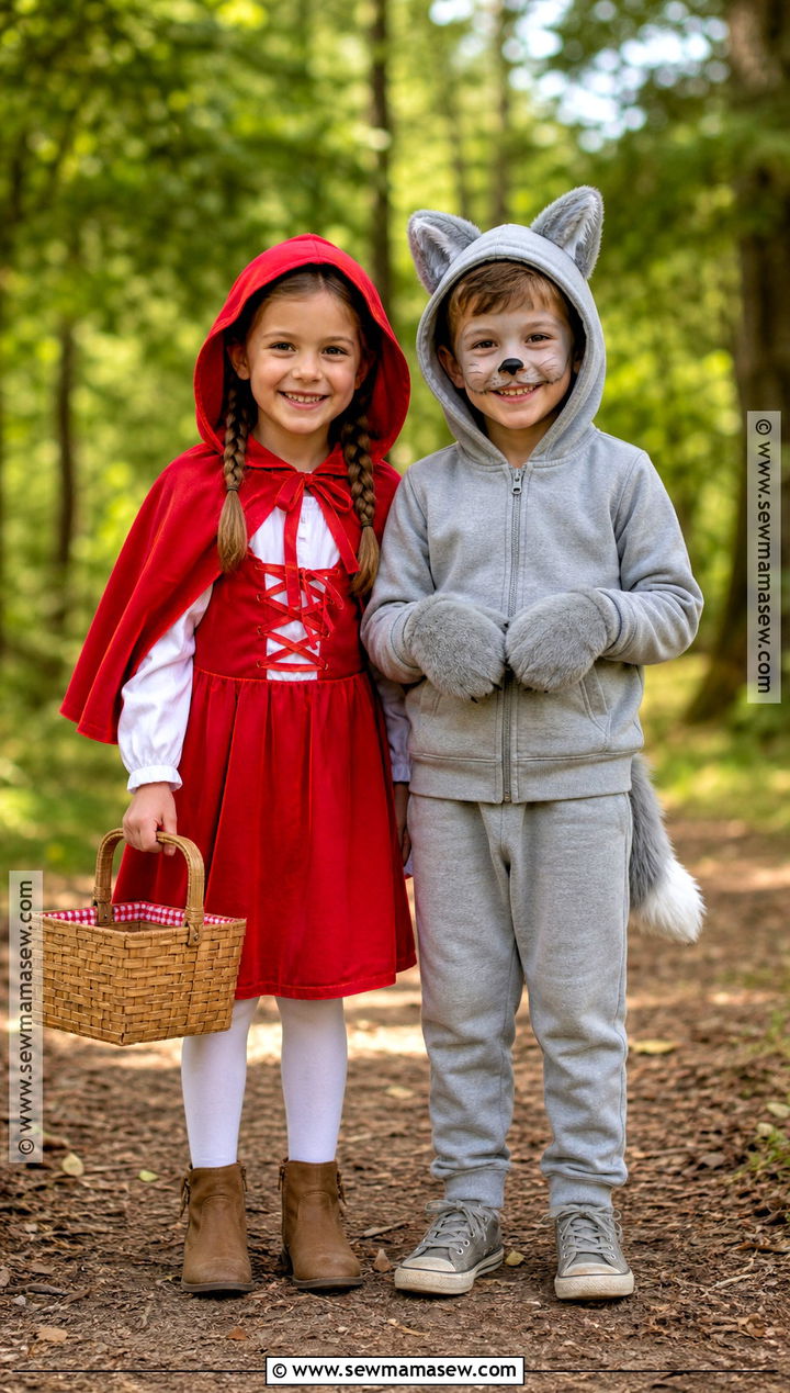 Kids Wolf And Little Red Riding Hood Costume - 30 Wolf And Little Red Riding Hood Costume Ideas