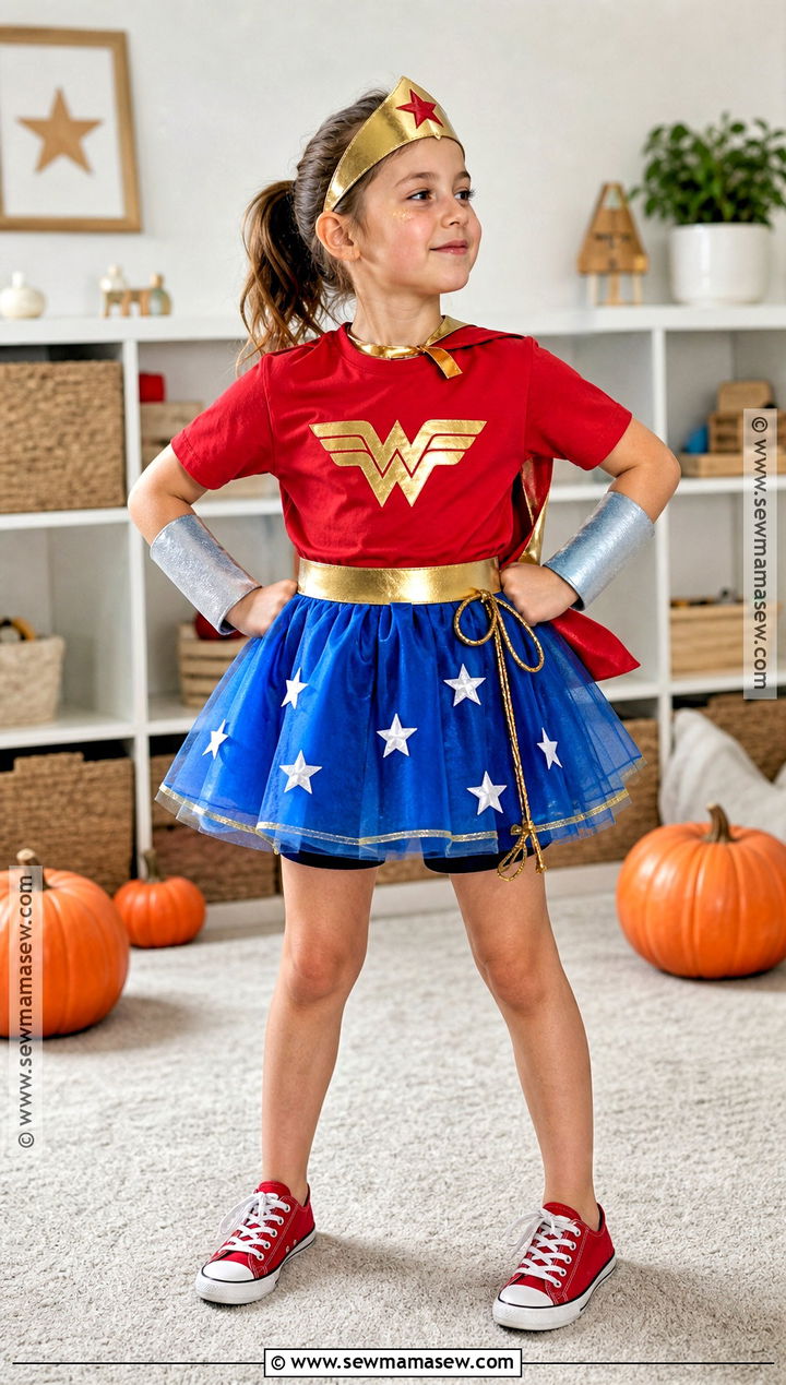 Kids Wonder Woman Costume With Tutu - 50 wonder woman costume ideas