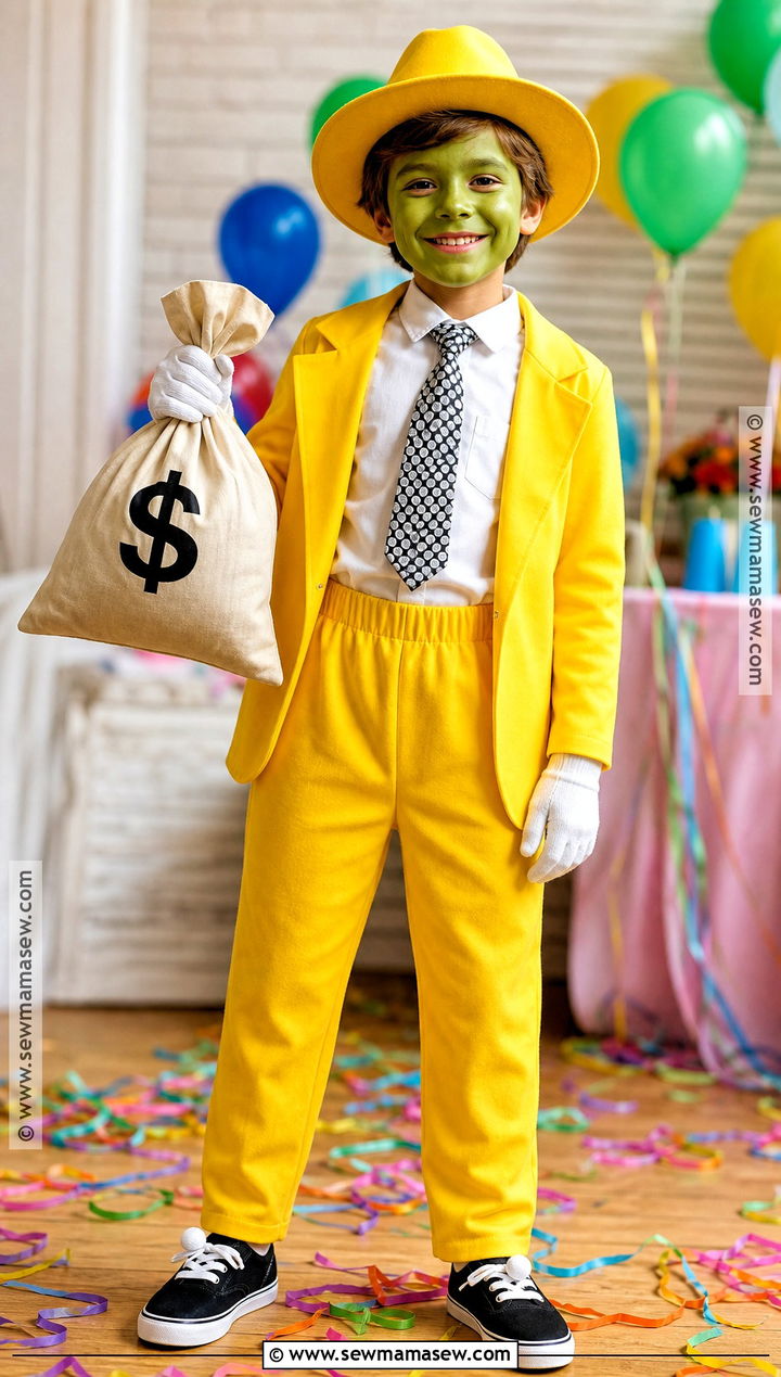 Kids Yellow Suit The Mask Costume - 35 the mask costume ideas