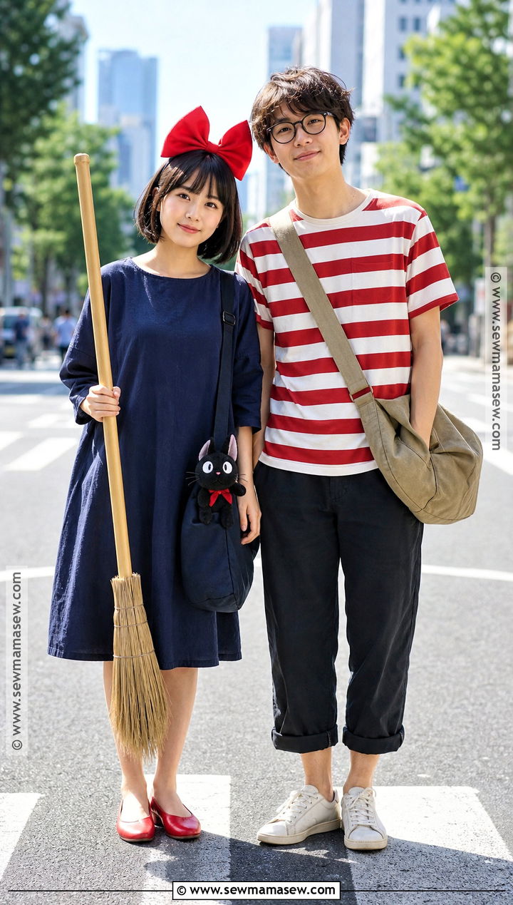 Kiki And Tombo Couple Costume - 35 cute couple costumes for halloween