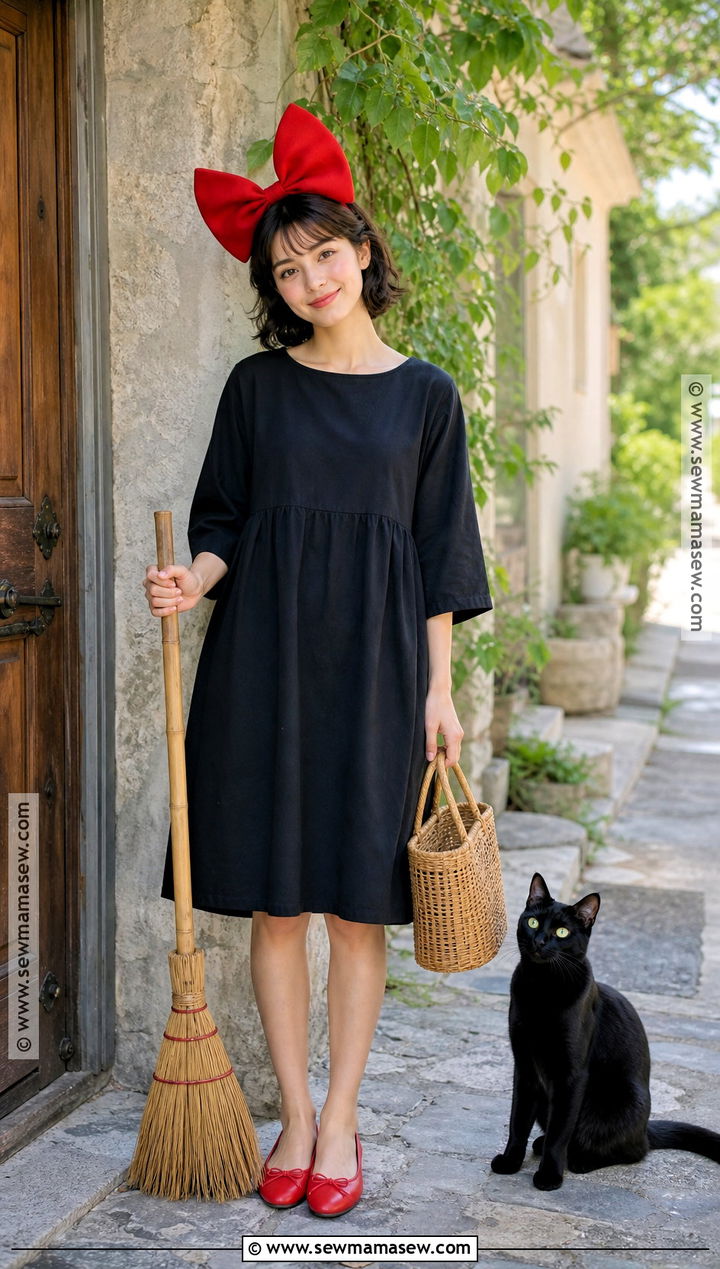 Kiki Black Cosplay Dress - 30 cosplay dress ideas