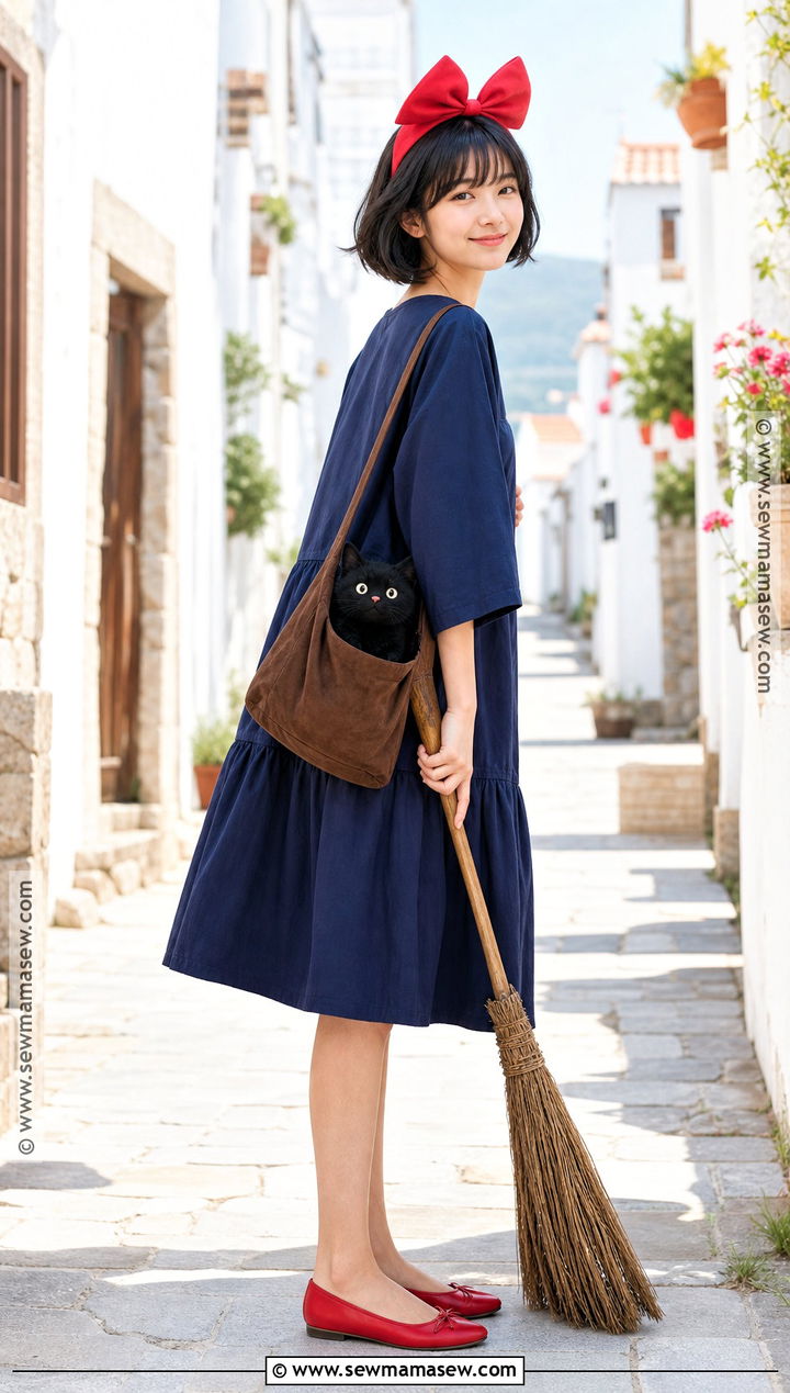Kiki Blue Dress Cosplay - 30 characters to cosplay with black hair ideas