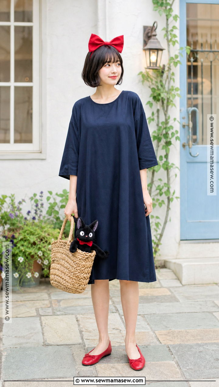 Kiki Cosplay With Navy Dress - 35 simple cosplay ideas