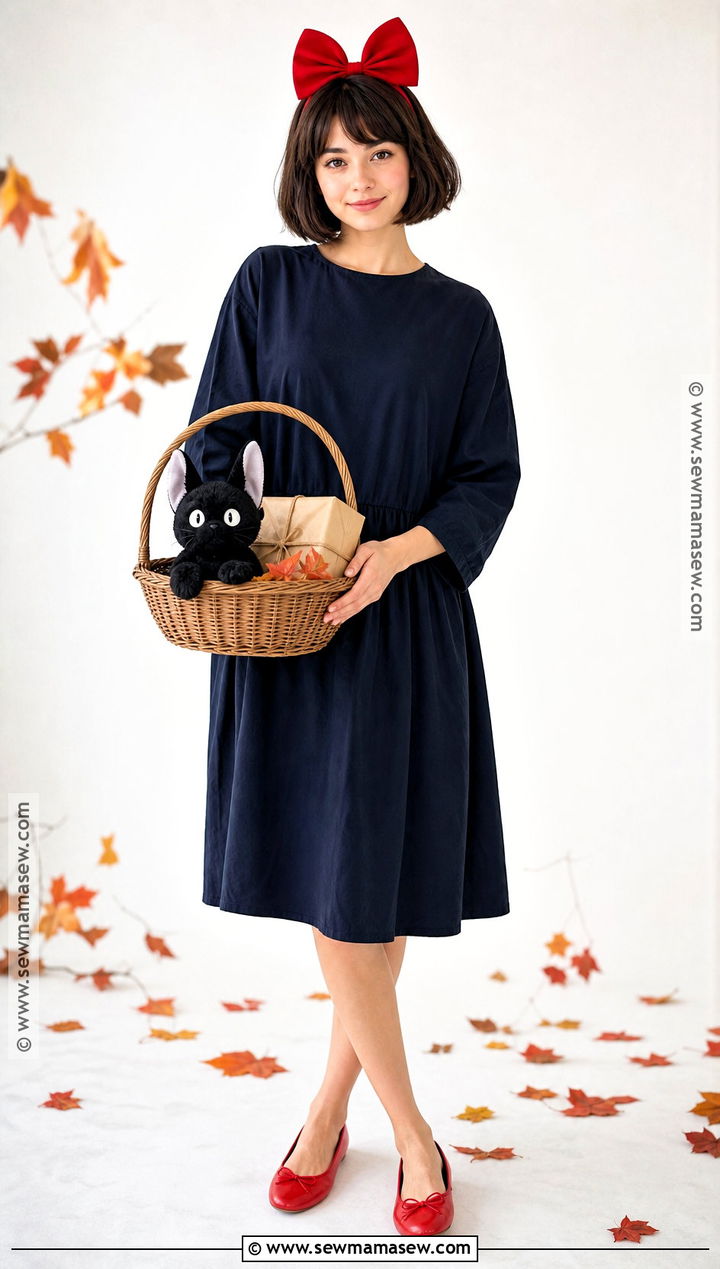 Kiki Delivery Costume - 50 brunette halloween costumes ideas