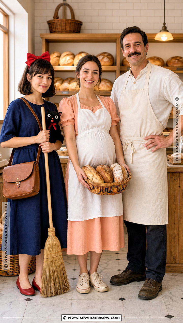 Kiki Osono And Fukuo Bakery Group Cosplay - 30 kiki's delivery service cosplay ideas