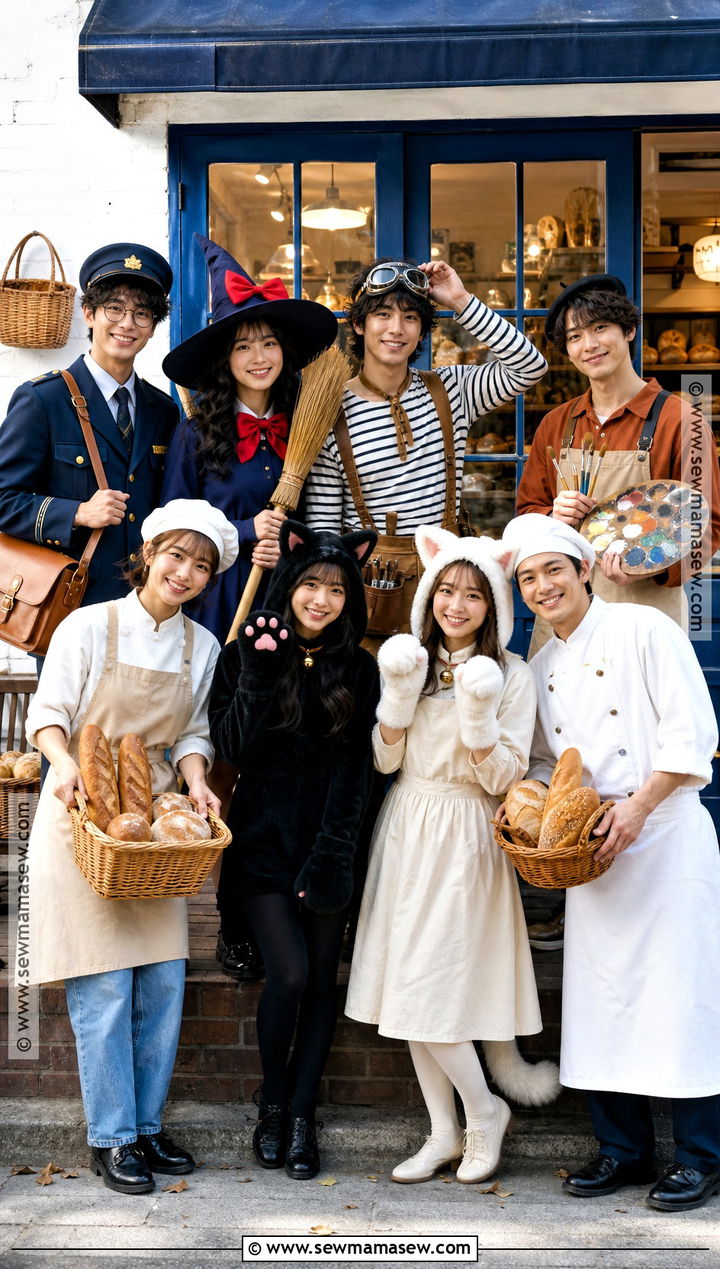 Kikis Delivery Service Group Cosplay - 30 kiki's delivery service cosplay ideas