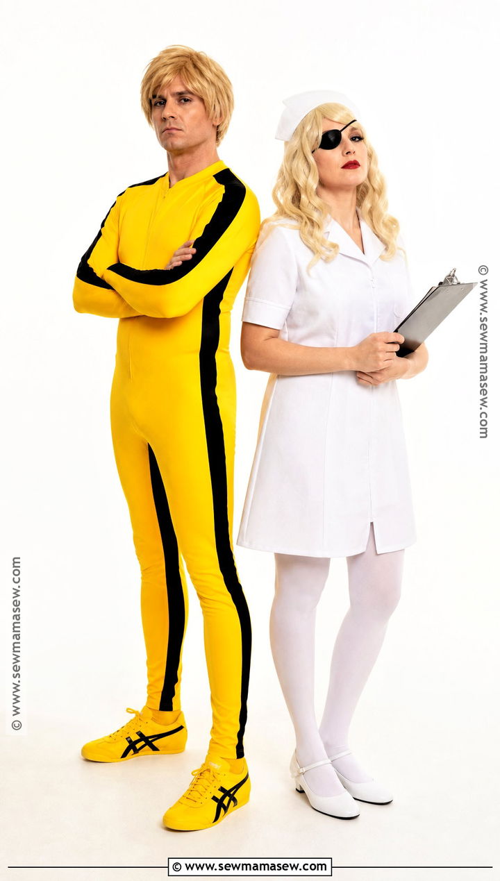 Kill Bill Bride And Elle Driver Couple Outfit - 35 kill bill halloween outfit ideas