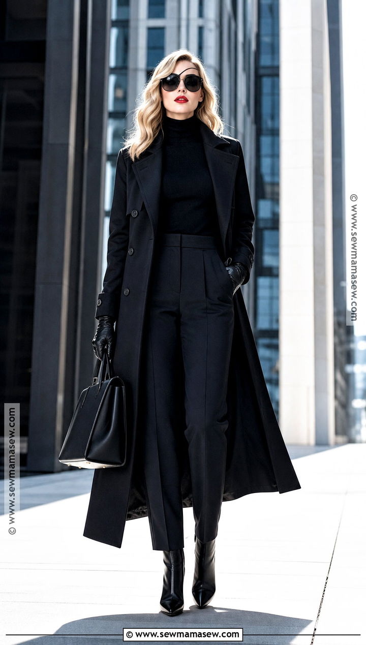 Kill Bill Elle Driver Black Trench Coat Outfit - 35 kill bill halloween outfit ideas