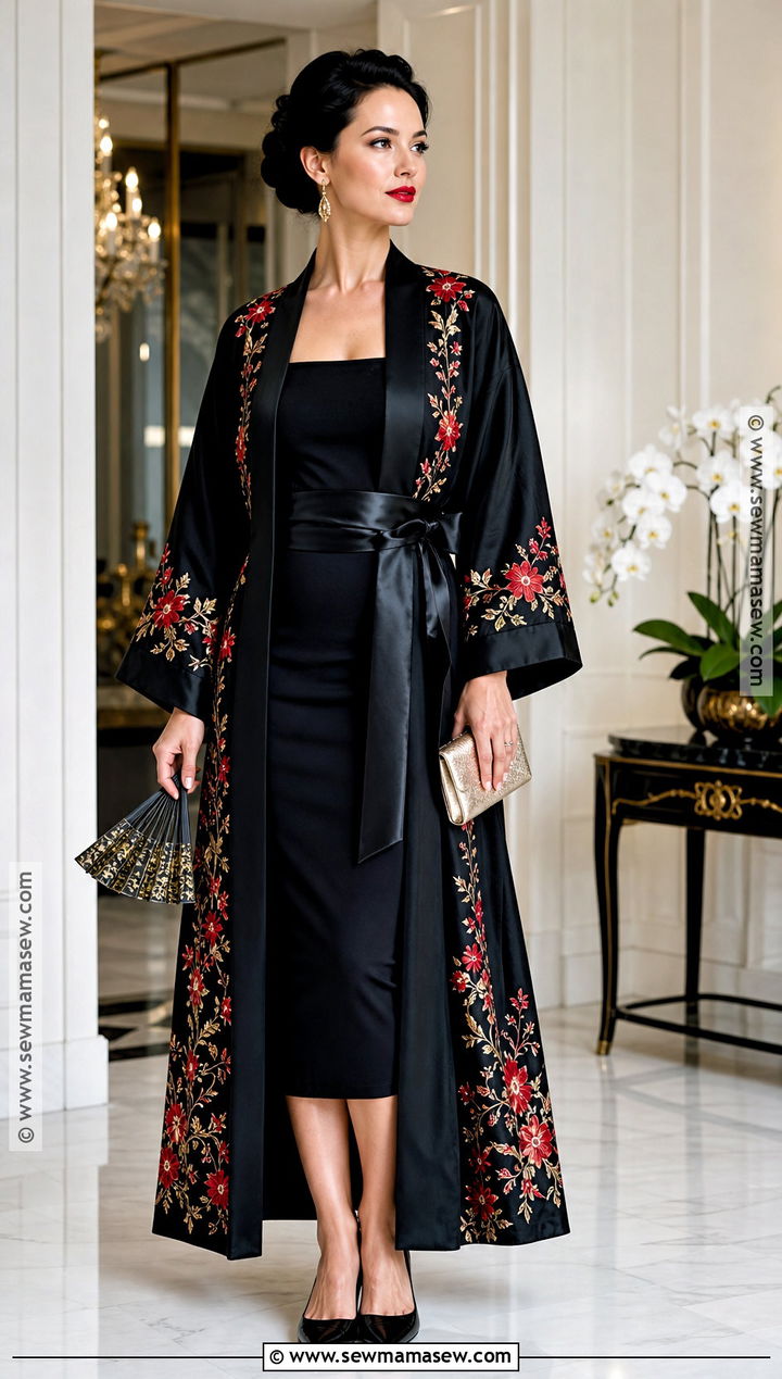 Kill Bill Sofie Fatale Black Kimono Outfit - 35 kill bill halloween outfit ideas
