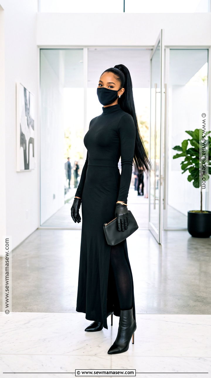 Kim Kardashian Black Met Gala Costume - 30 kardashian halloween costume ideas
