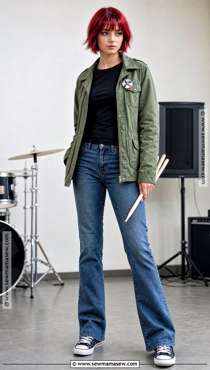 Kim Pine Drummer Cosplay - 30 Scott Pilgrim Cosplay Ideas
