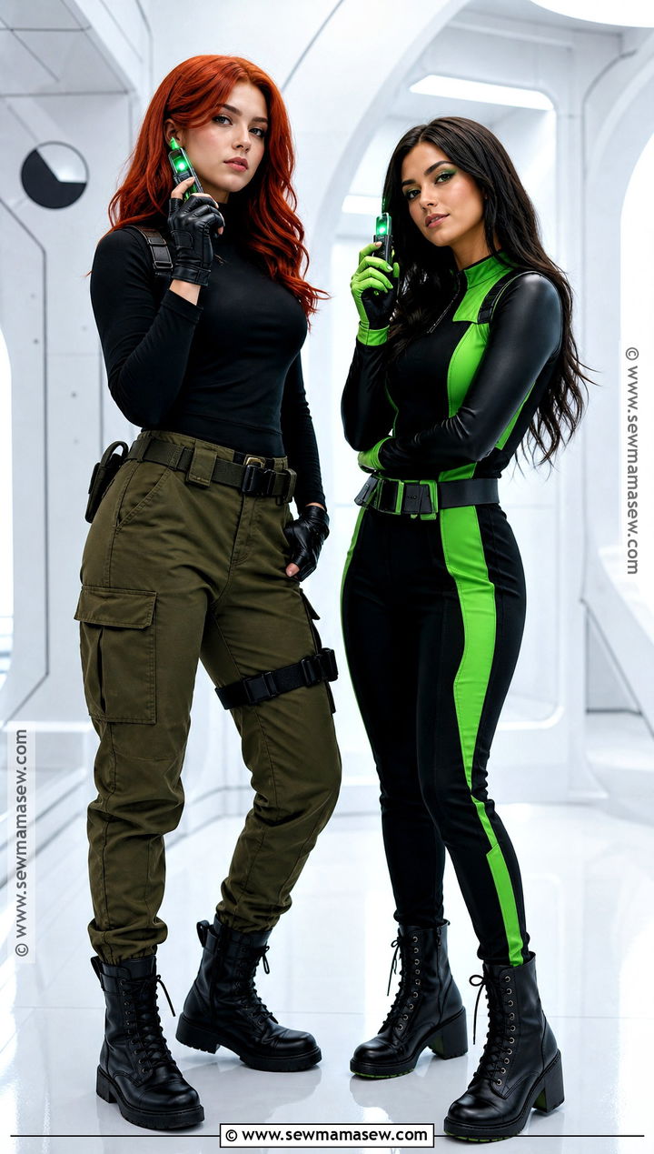 Kim Possible And Shego Friend Costume - 30 friend costume ideas two