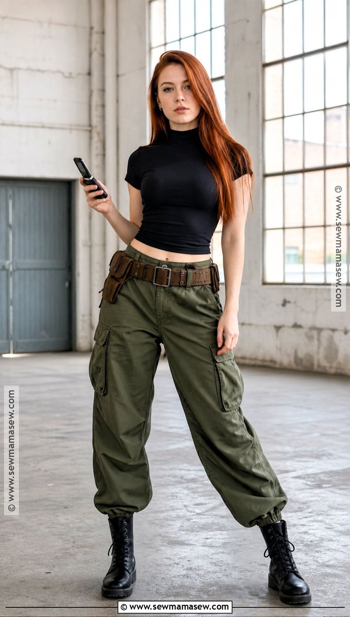 Kim Possible Cargo Costume - 30 red hair halloween costumes ideas