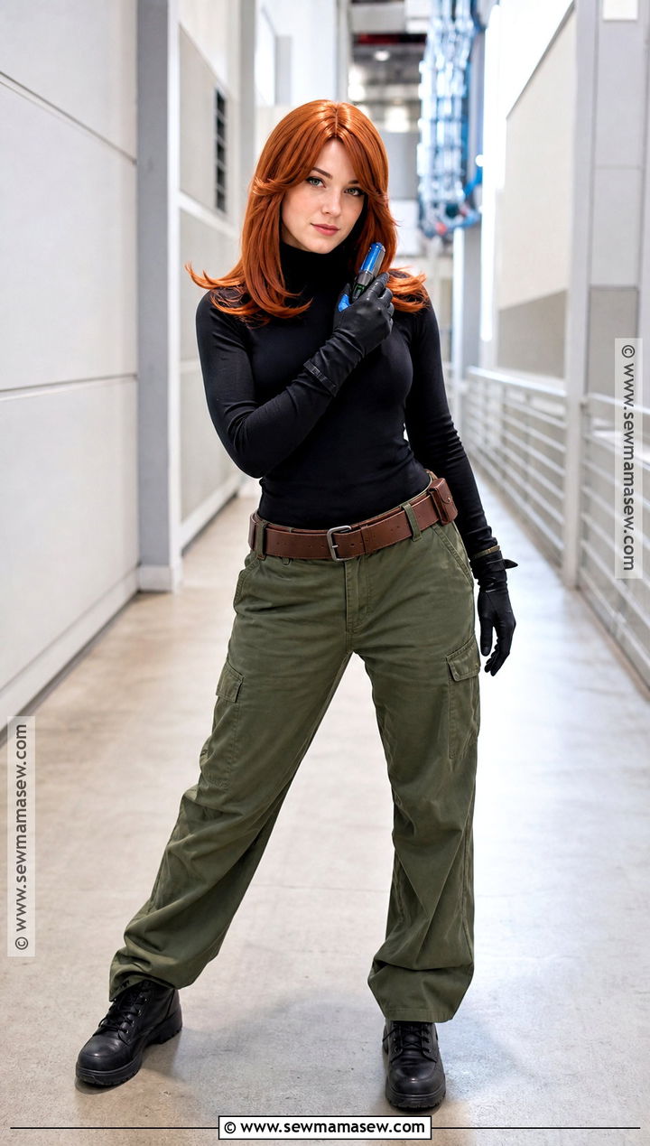Kim Possible Cosplay With Green Cargo Pants - 35 best cosplay ideas