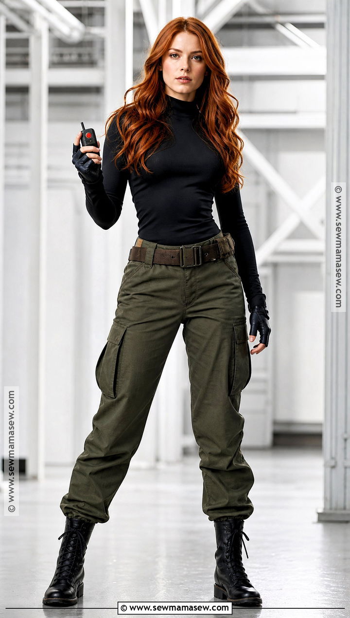 Kim Possible Costume - 30 childhood characters costume ideas