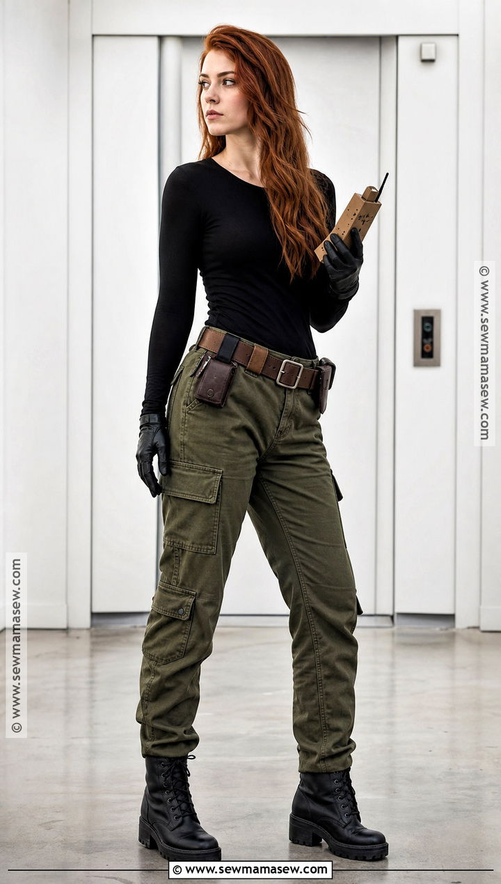 Kim Possible Costume With Green Pants - 35 last minute costume ideas for women