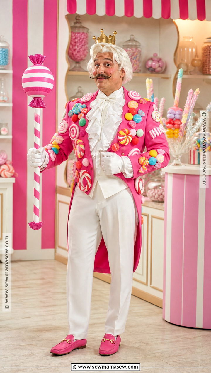 King Candy Costume With Pink Coat - 40 disney villain costumes