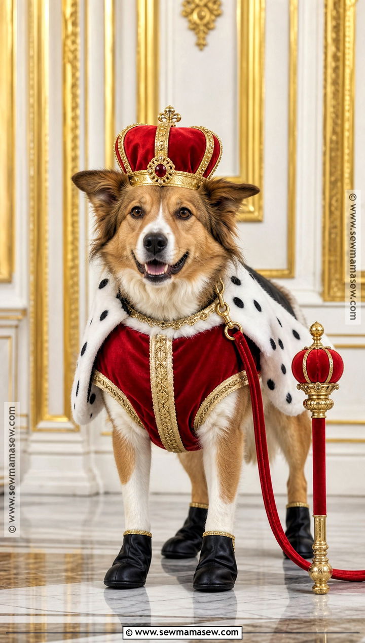 King Dog Costume - 40 dog costumes
