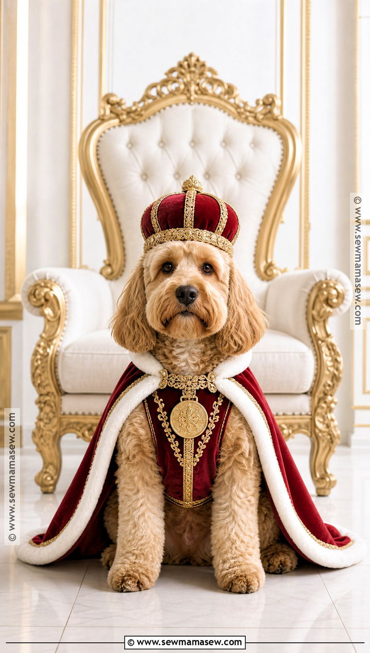 King Dog Halloween Costume - 45 dog halloween costumes