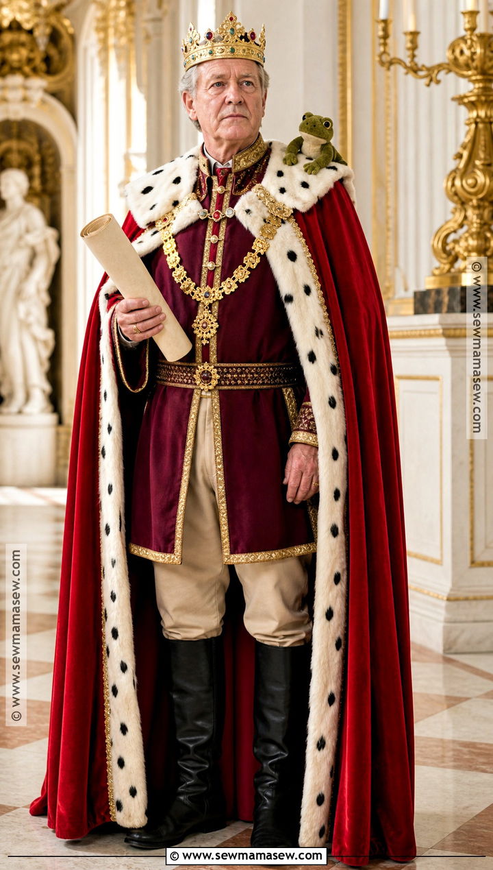 King Harold Costume With Royal Robe - 30 shrek characters costumes