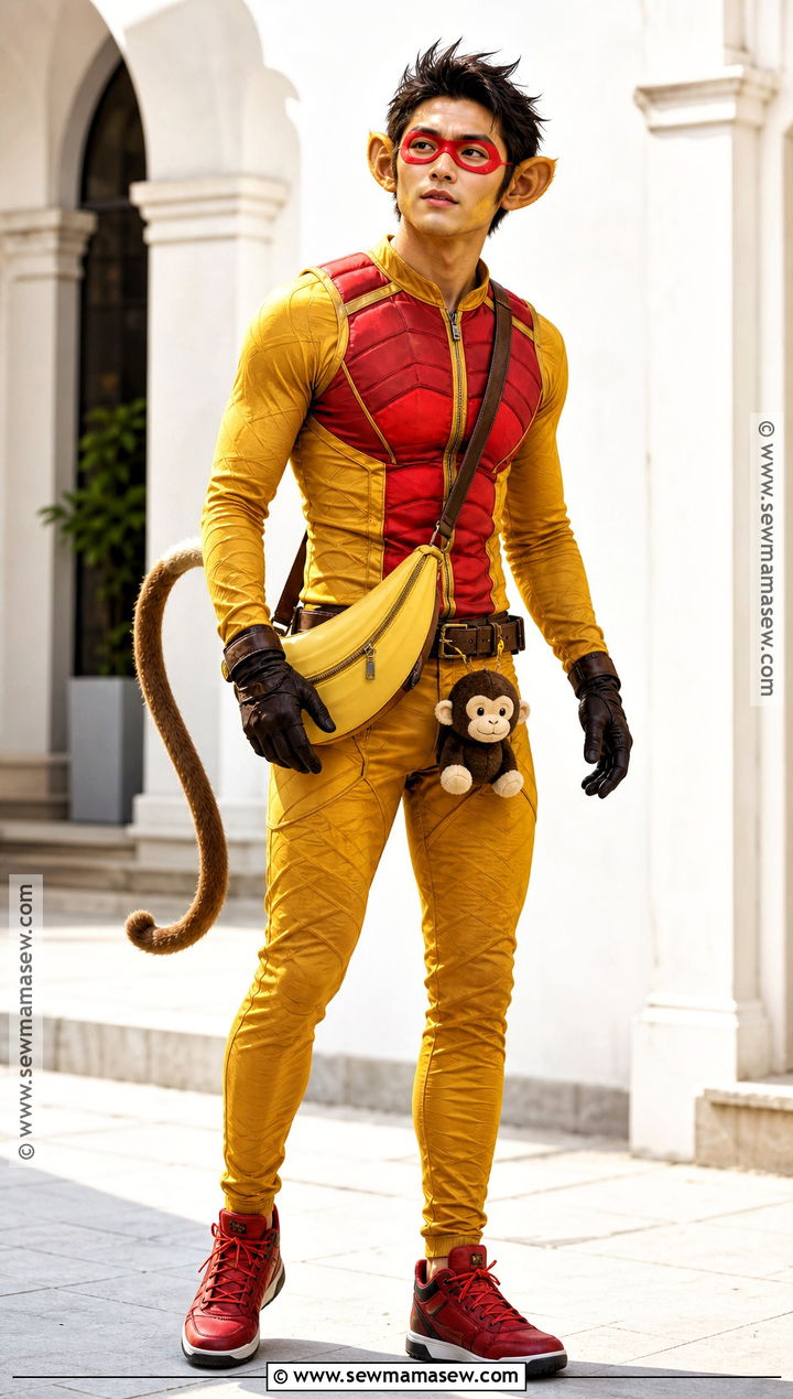 King Monkey Cosplay With Gold Red Suit - 30 Miraculous Cosplay Ideas