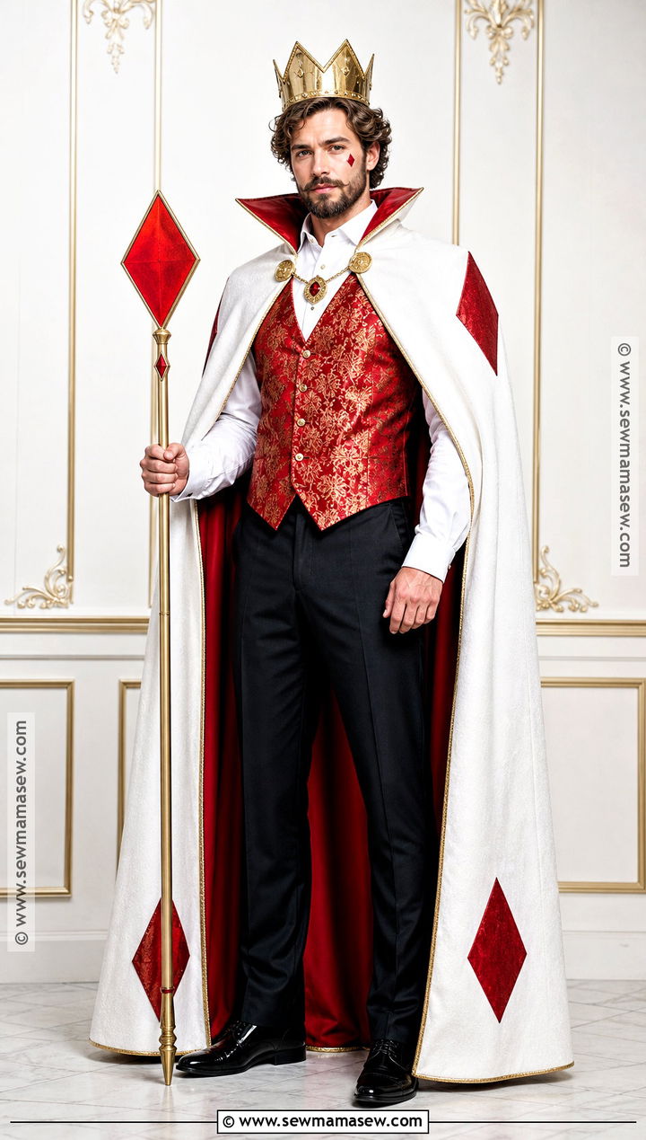 King Of Diamonds Playing Card Costume - 30 playing card costume ideas