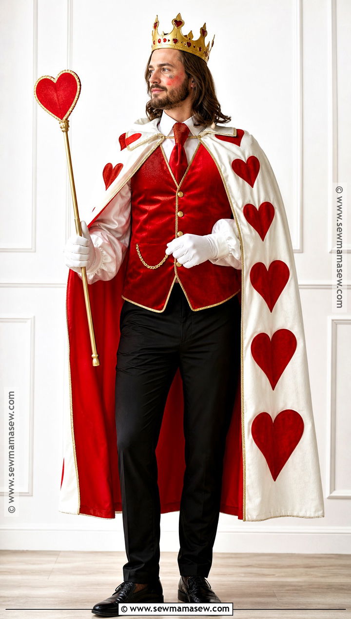King Of Hearts Playing Card Costume - 30 playing card costume ideas