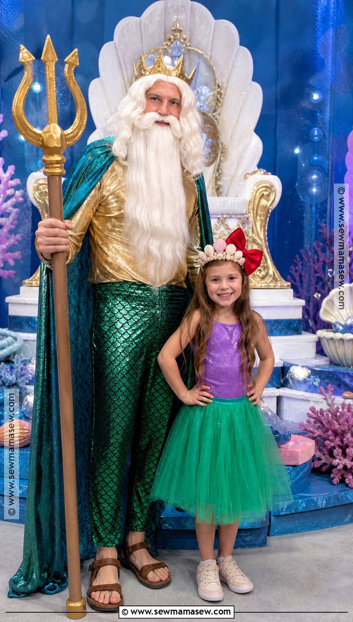 King Triton And Ariel Family Costume - 40 little mermaid costume ideas