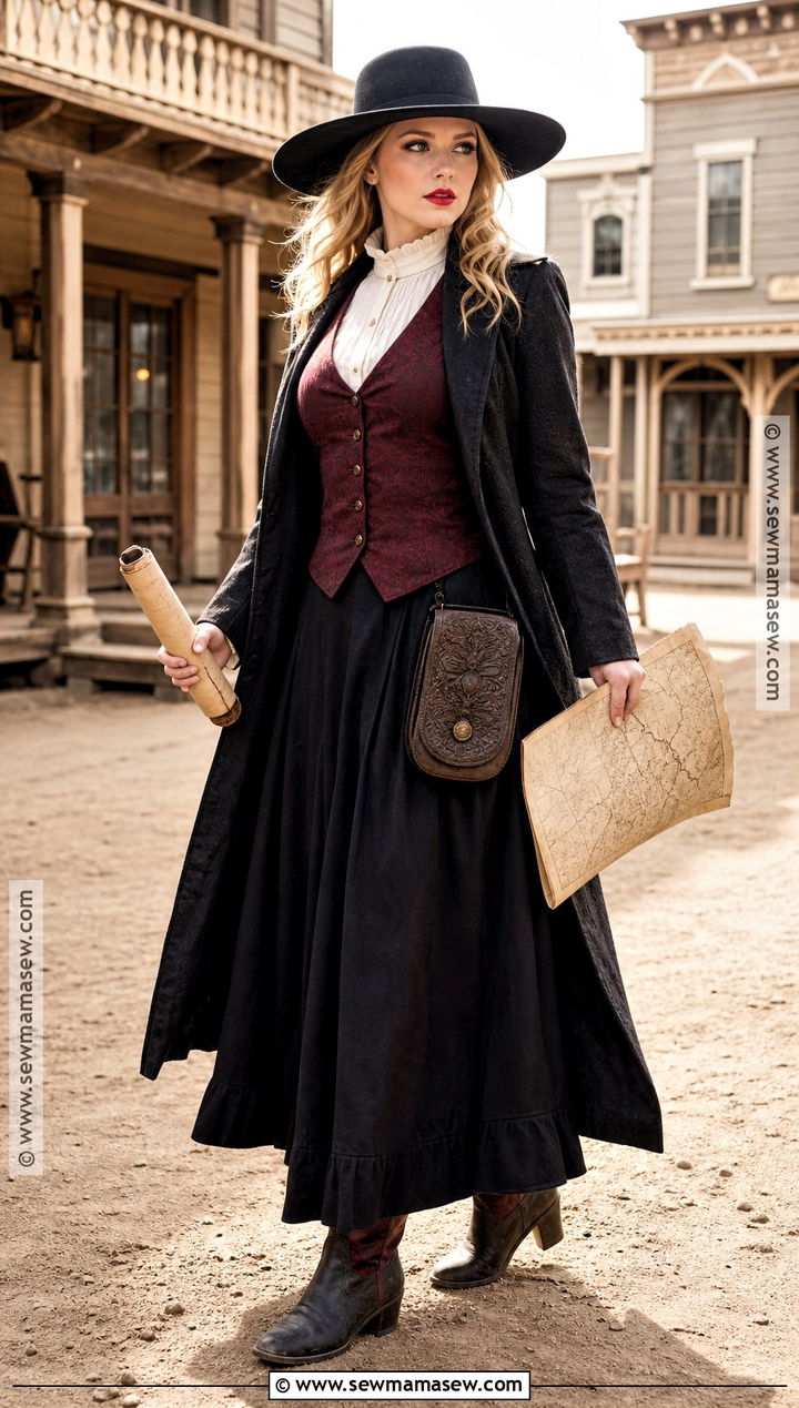 Kissin Kate Barlow Outlaw Costume - 30 holes costume ideas