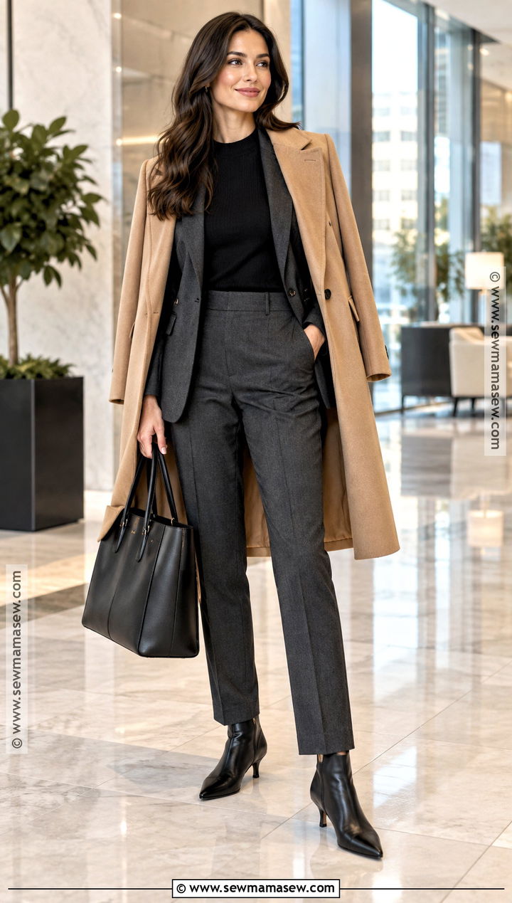 Kitten Heel Ankle Boots With Tailored Trousers - 15 ankle boots 2026 fall