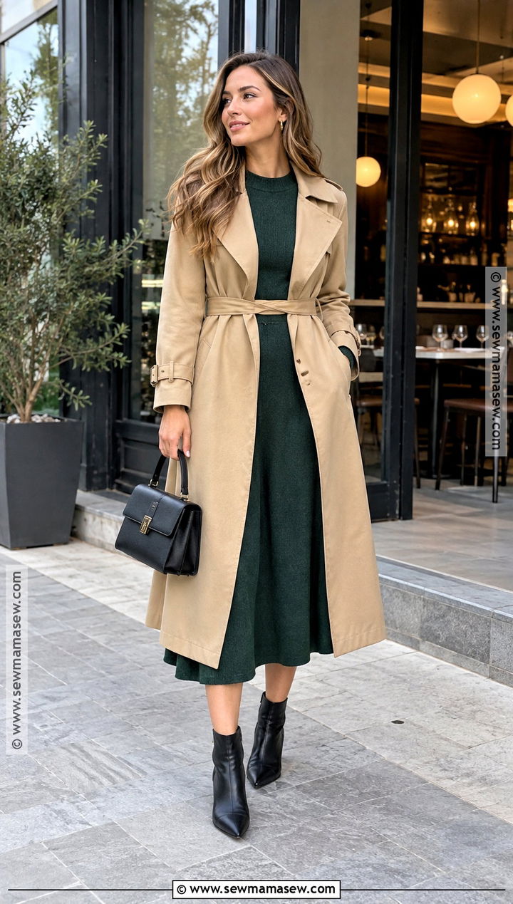 Kitten Heel Boots With A Midi Dress - 15 fall boots 2026 trends