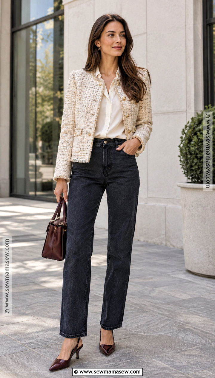 Kitten Heel Slingbacks With Tailored Jeans - 15 fall must have shoes 2026