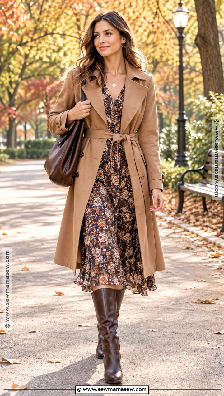 Knee High Boots With Midi Dress Outfit - 15 autumn shoes 2026