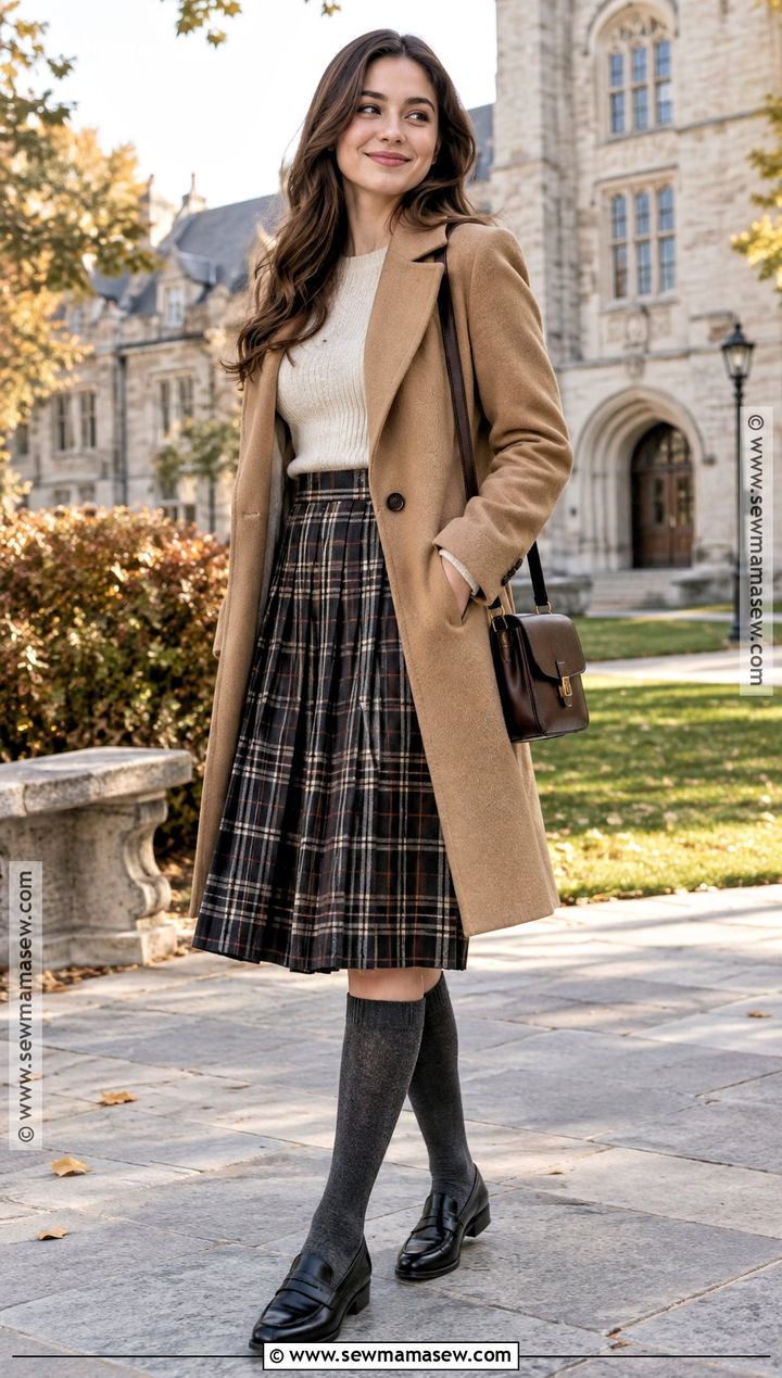 Knee High Sock Fall Outfit - 15 cute fall accessories for women