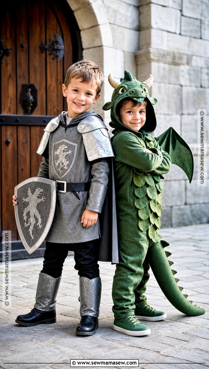 Knight And Dragon Costume - 35 boy and girl halloween costumes