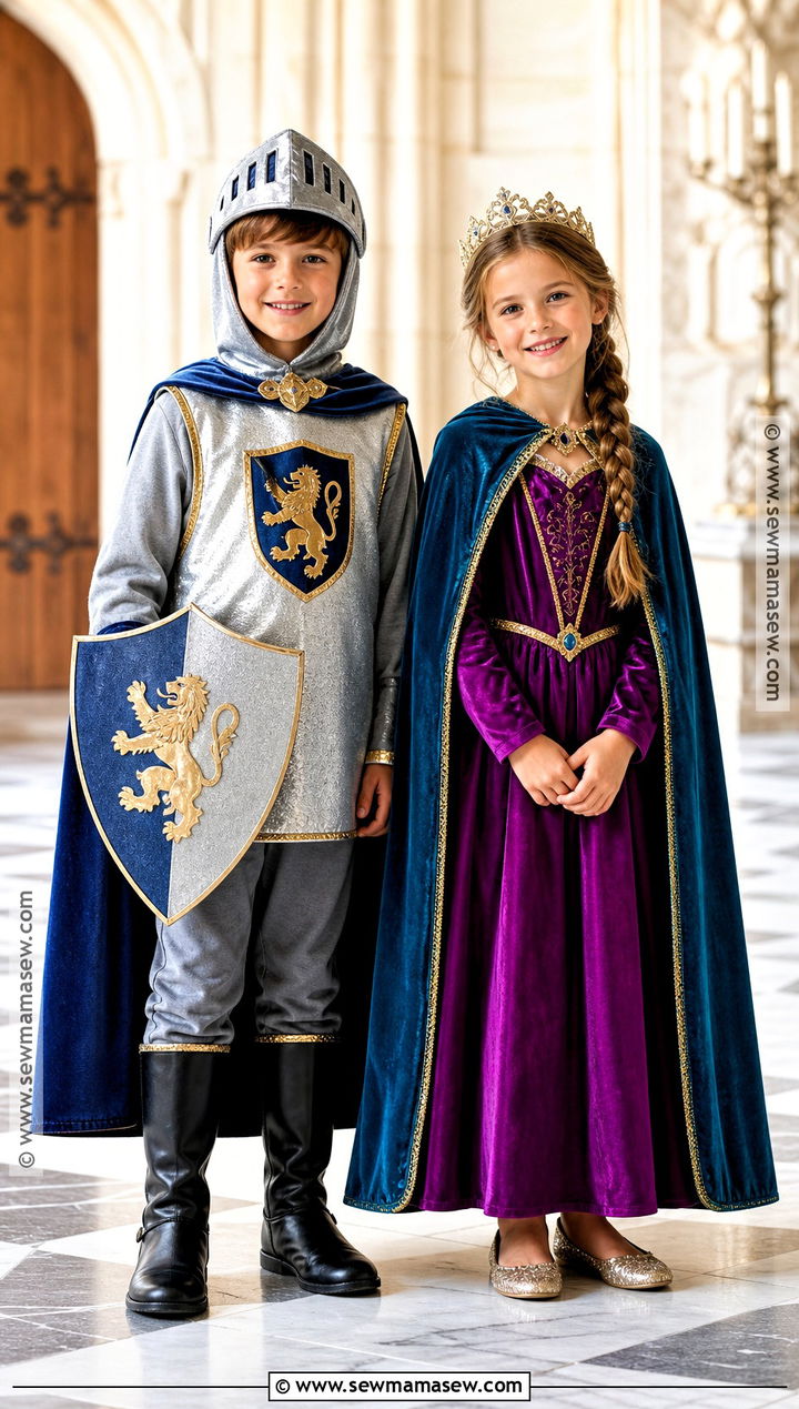 Knight And Princess Costume - 30 brother sister halloween costumes for kids