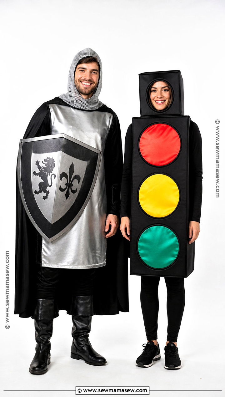 Knight And Traffic Light Rhyming Costume - 30 Rhyming Costumes