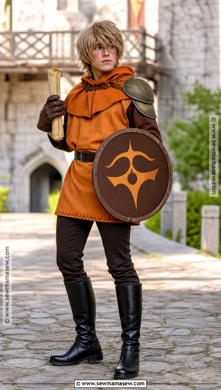 Knight Kenny Cosplay With Orange Tunic - 30 Kenny Cosplay Ideas