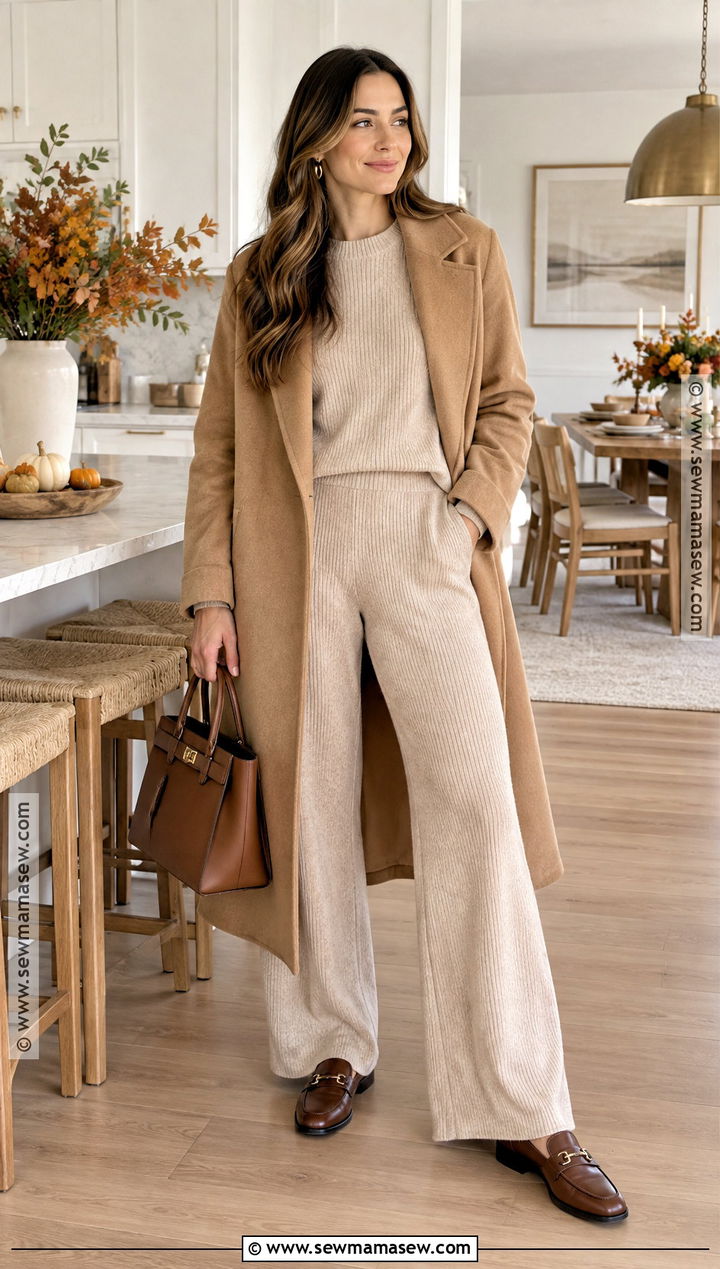 Knit Matching Set Thanksgiving Outfit - 25 thanksgiving day outfits for women
