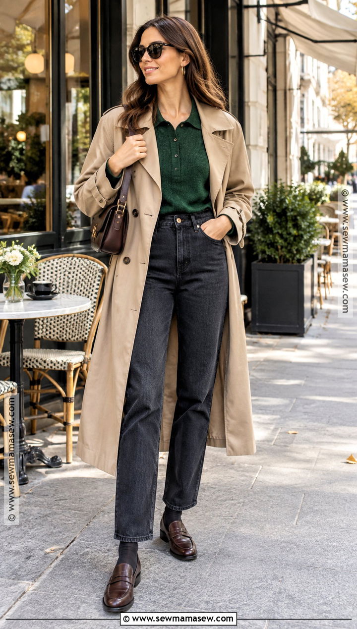 Knit Polo With Jeans And Loafers - 15 autumn knitwear outdoors ideas