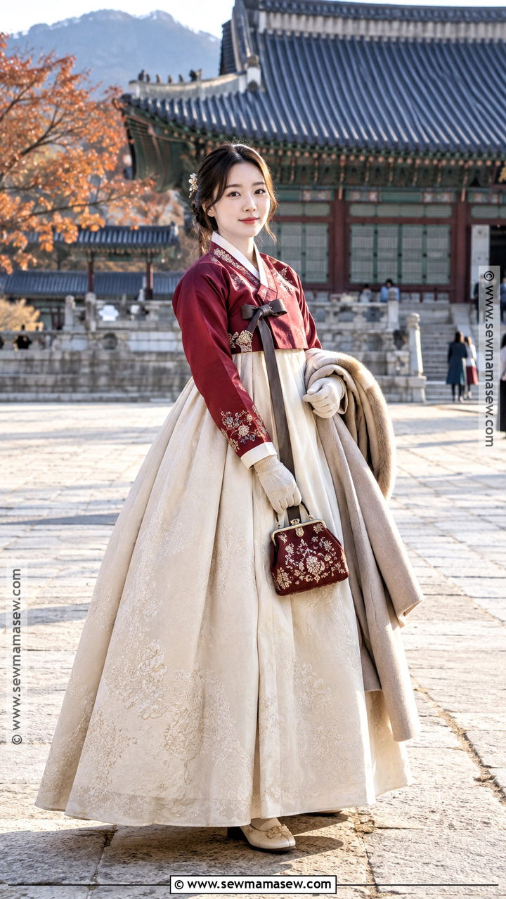 Korea November Hanbok And Warm Coat Outfit - 20 korea november outfit ideas
