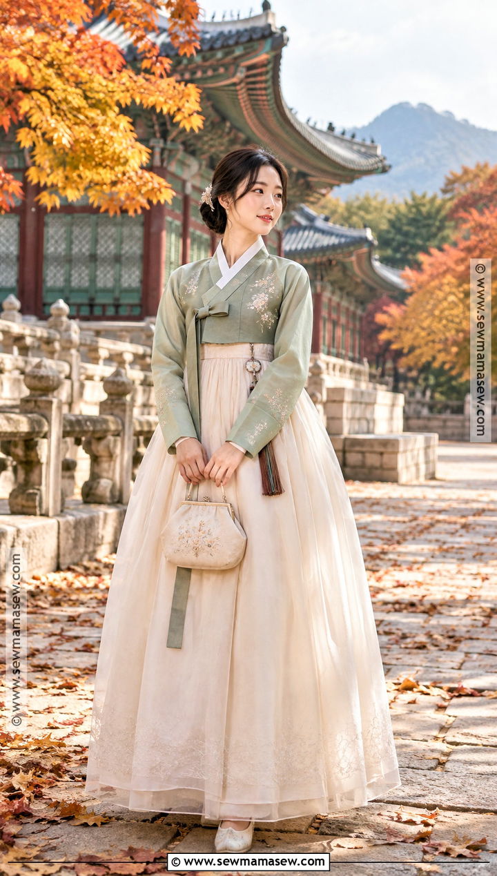 Korea October Modern Hanbok Outfit - 15 korea in october outfit ideas