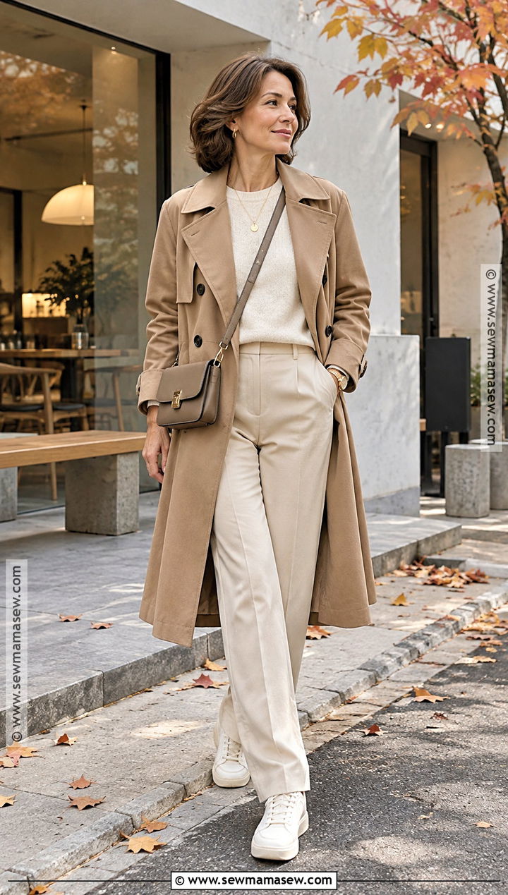 Korea October Neutral Monochrome Outfit - 15 korea in october outfit ideas